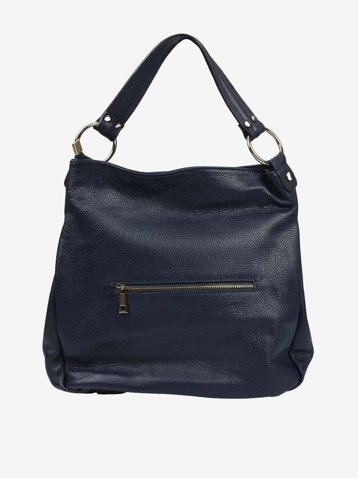 TOREBKA DAMSKA HEGO'S Milano 12125 MARTELLATO BLU NAVY