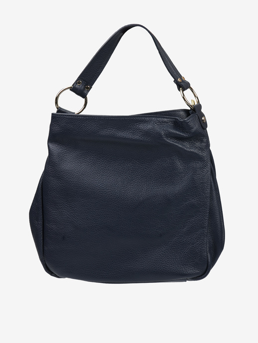 TOREBKA DAMSKA HEGO'S Milano 12125 MARTELLATO BLU NAVY