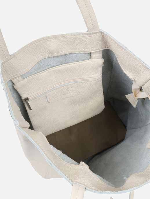 TOREBKA DAMSKA HEGO'S Milano 1607 MARTELLATO CREMA