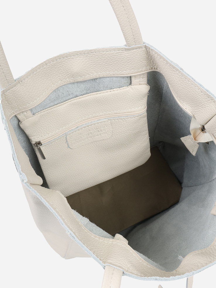 TOREBKA DAMSKA HEGO'S Milano 1607 MARTELLATO CREMA