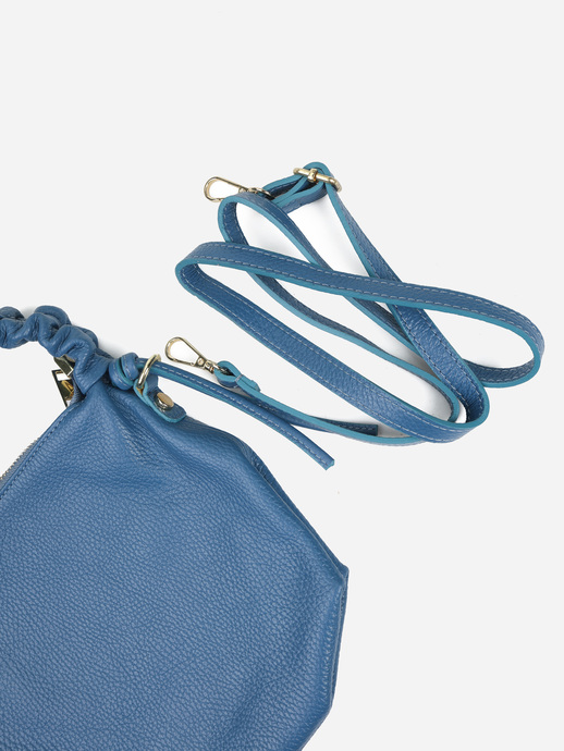 TOREBKA DAMSKA HEGO'S Milano 4124 MARTELLATO BLU