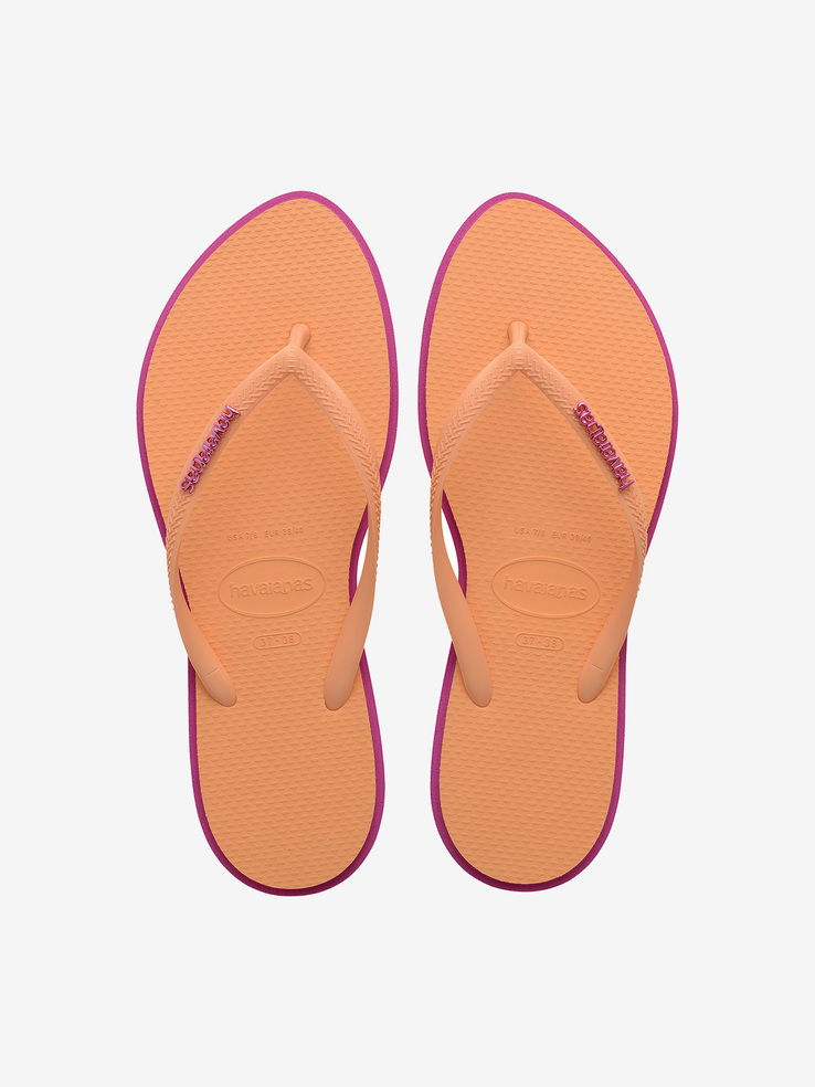 KLAPKI HAVAIANAS HAV SLIM POINT ROSE GUM