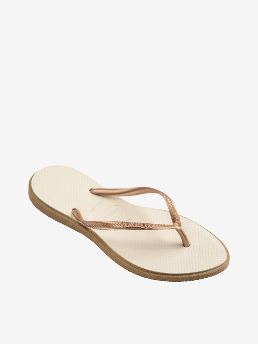 KLAPKI HAVAIANAS HAV SLIM POINT ROSE GOLD/BEIGE