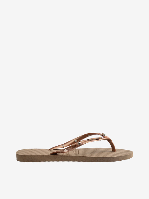 KLAPKI HAVAIANAS HAV SLIM LUXURY AQUA ROSE GOLD