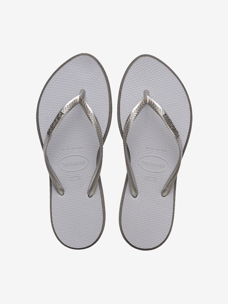 KLAPKI HAVAIANAS HAV SLIM POINT STEEL GREY