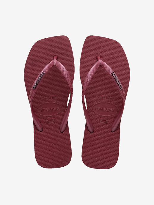 KLAPKI HAVAIANAS HAV SQUARE LOGO AMARANTH