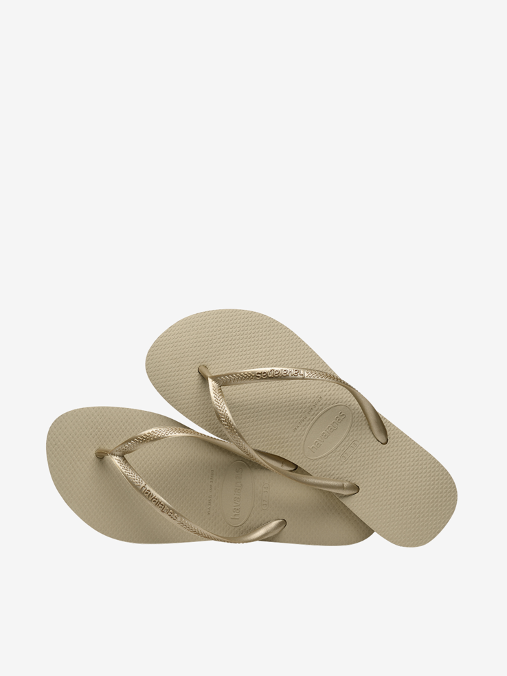 KLAPKI HAVAIANAS HAV.SLIM SAND GREY/LIGHT GOLDEN