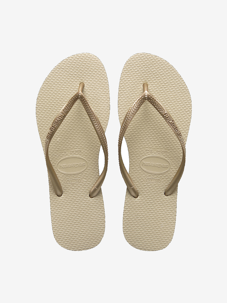 KLAPKI HAVAIANAS HAV.SLIM SAND GREY/LIGHT GOLDEN
