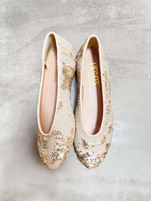 BALERINY HEGO'S Milano 1868 PAILLETTES  069 ARG