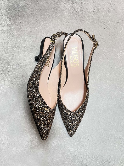 SZPILKI HEGO'S Milano 1913 GLITTER 121 PIRITE