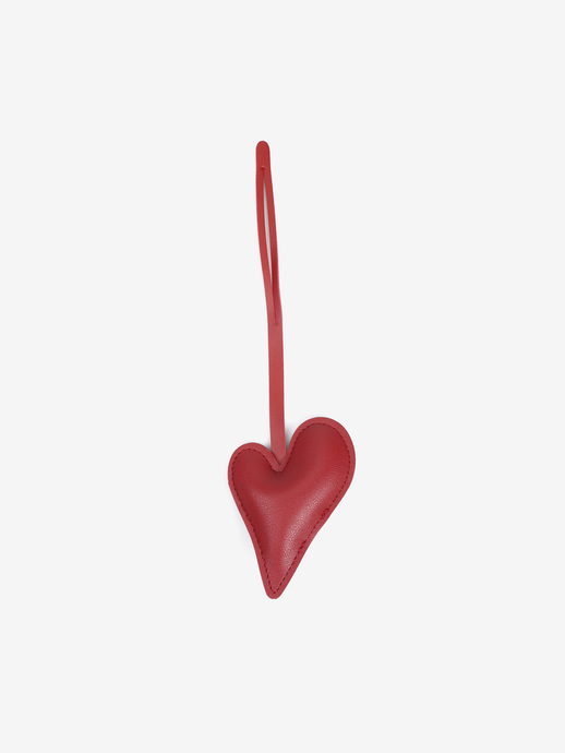 BRELOK HEGO'S Milano BRELOK CUORE BURGUNDY