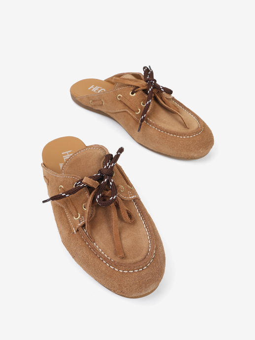 MOKASYNY HEGO'S Milano 91 CAMOSCIO CAMEL