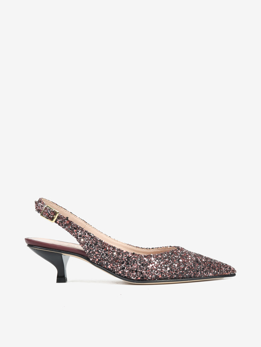 SZPILKI HEGO'S Milano 1913 GLITTER 146 BORDEAUX