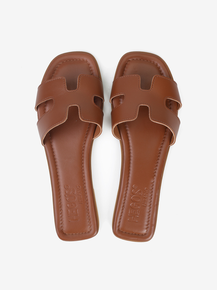 KLAPKI HEGO'S Milano NEW H NAPPA CUOIO