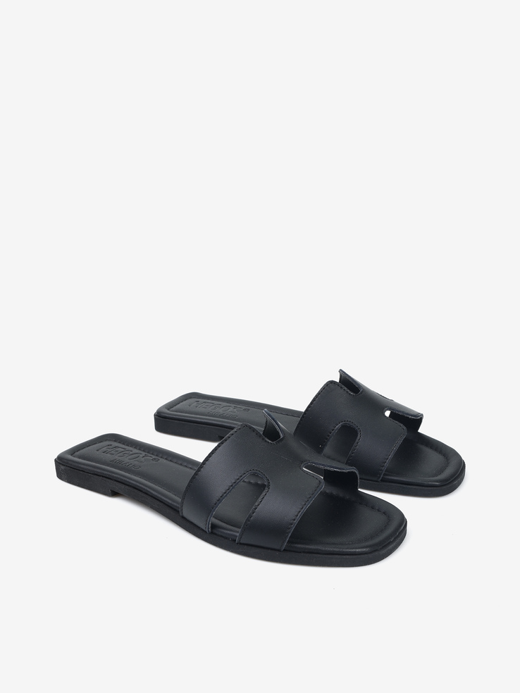 KLAPKI HEGO'S Milano NEW H NAPPA NERO