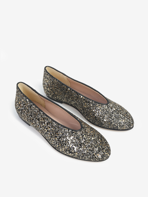 BALERINY HEGO'S Milano 1868 GLITTER PIRITE