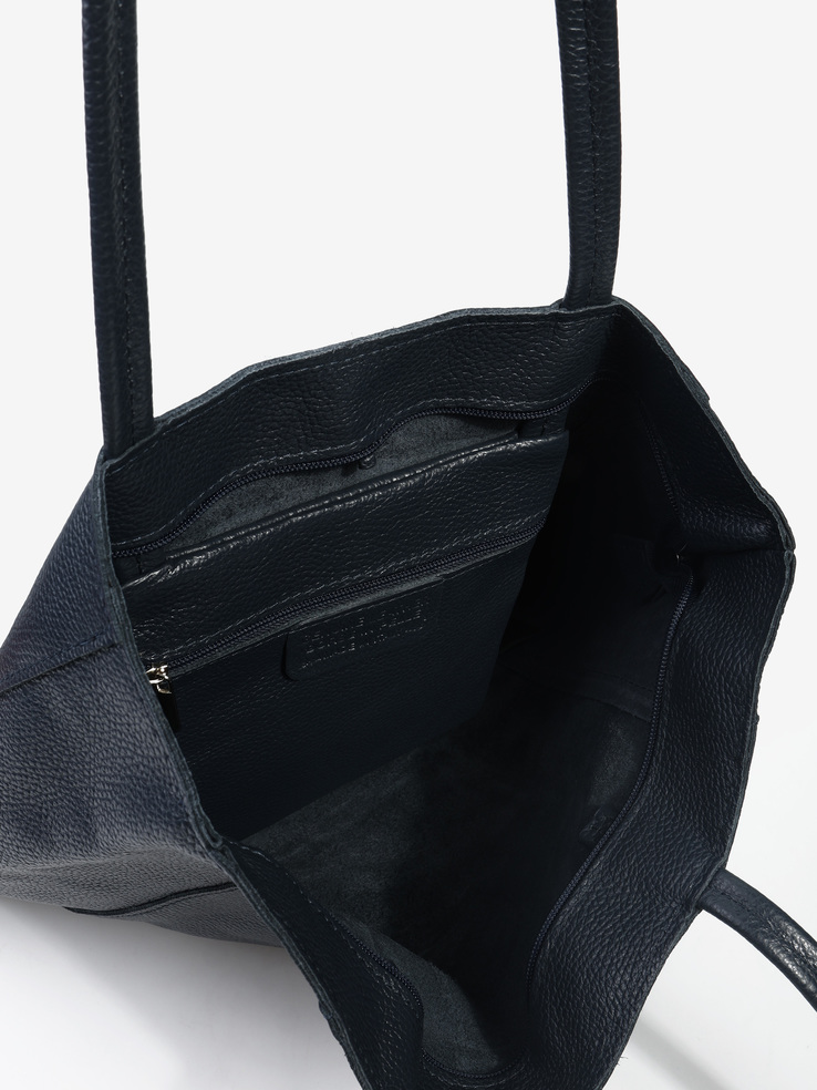 TOREBKA DAMSKA HEGO'S Milano 1607 MARTELLATO BLU NAVY
