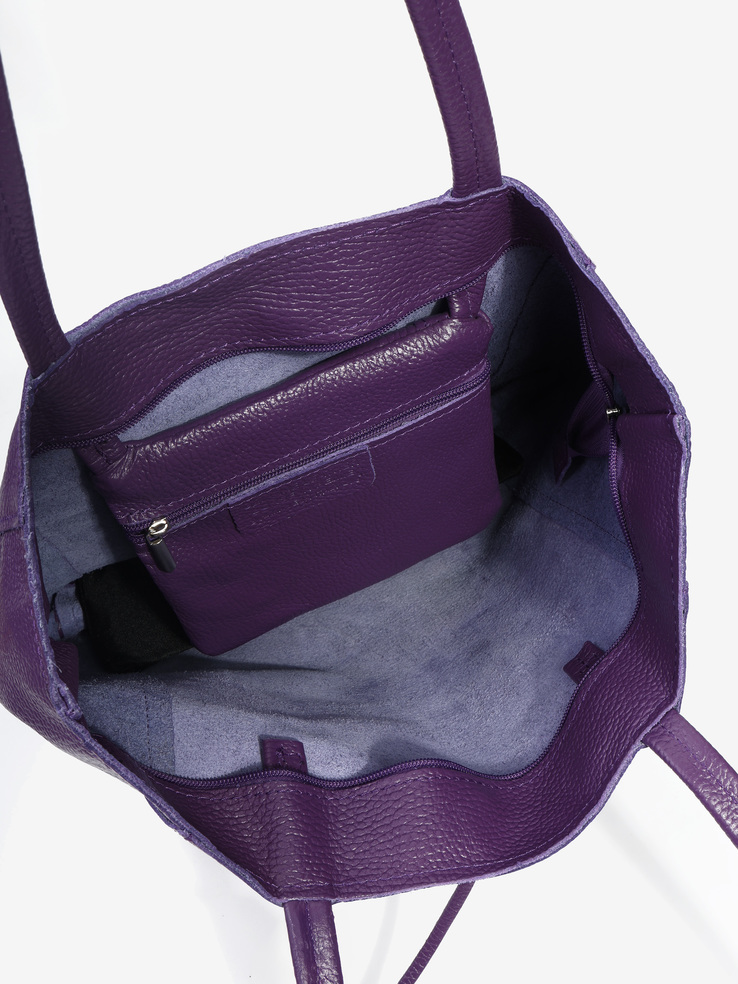 TOREBKA DAMSKA HEGO'S Milano 1607 MARTELLATO VIOLA