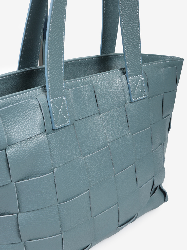 TOREBKA DAMSKA HEGO'S Milano 1670 MARTELLATO CELESTE