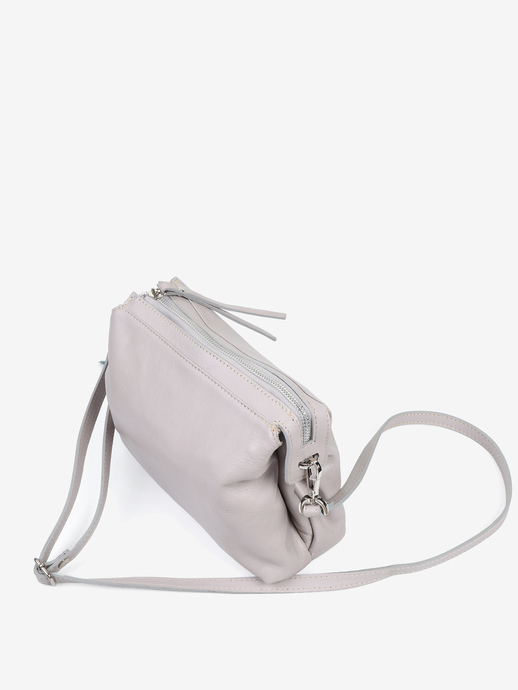 TOREBKA DAMSKA HEGO'S Milano 3103 NAPPA GRIGIO