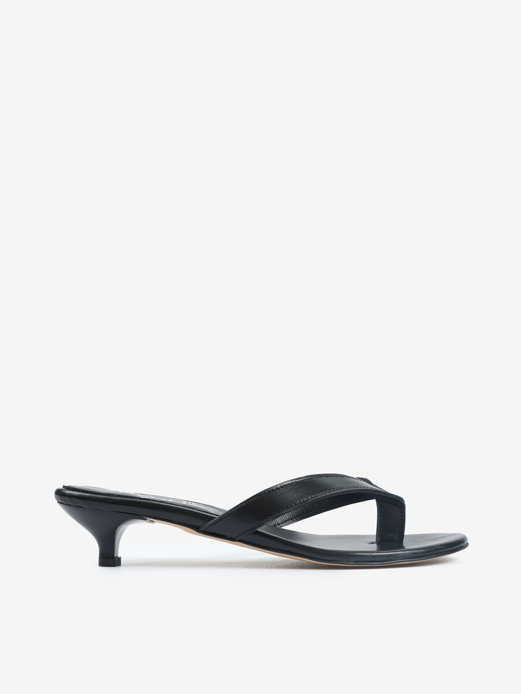 KLAPKI HEGO'S Milano 2486 NAPPA NERO