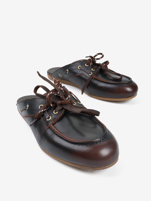 MOKASYNY HEGO'S Milano 91 ASPORT LEGNO