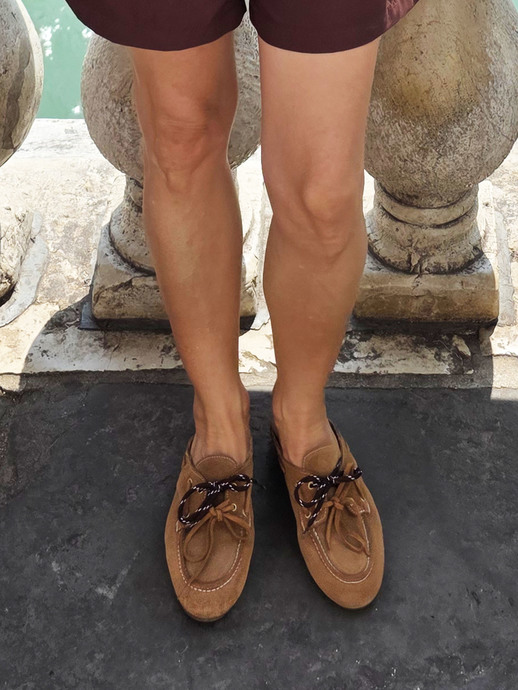 MOKASYNY HEGO'S Milano 91 CAMOSCIO CAMEL