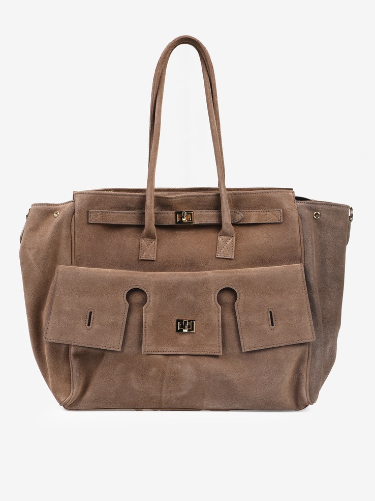 TOREBKA DAMSKA HEGO'S Milano 035C CROSTA TAUPE