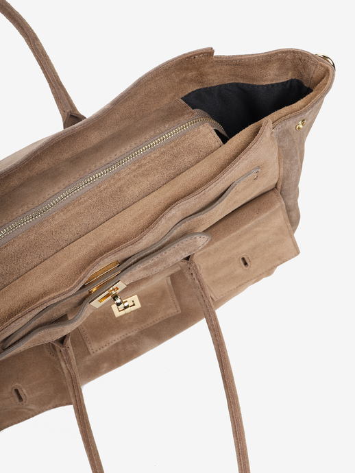 TOREBKA DAMSKA HEGO'S Milano 035C CROSTA TAUPE