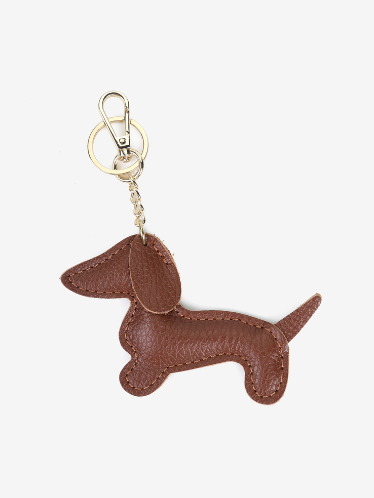 BRELOK HEGO'S Milano CANE MARTELLATO CHOCO