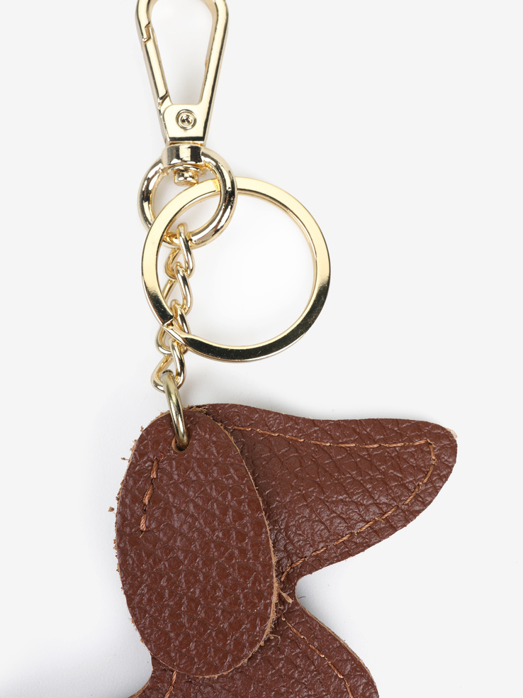 BRELOK HEGO'S Milano CANE MARTELLATO CHOCO