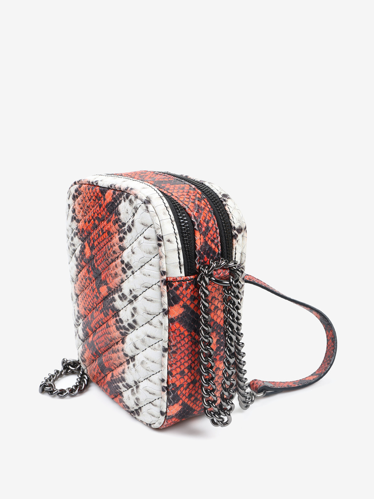 TOREBKA DAMSKA HEGO'S Milano 6206 PITONE MULTI ARANCIO