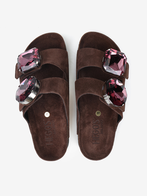 KLAPKI HEGO'S Milano FR-508 CROSTA T.MORO/BORDO