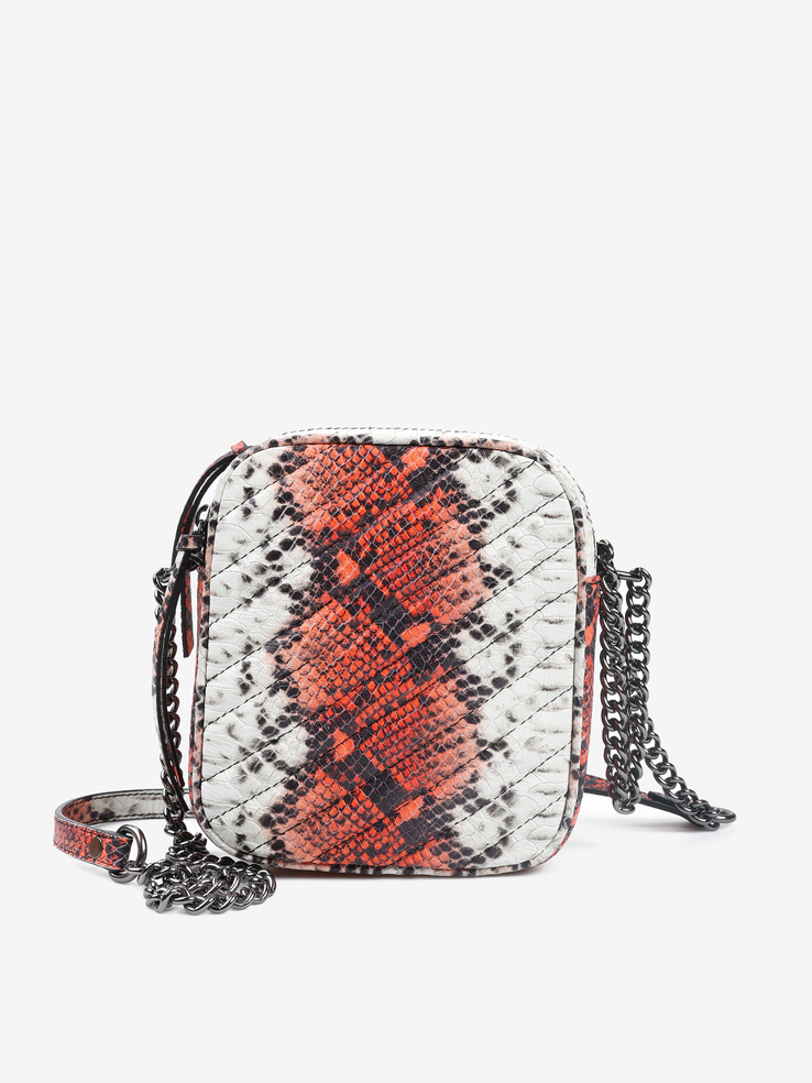 TOREBKA DAMSKA HEGO'S Milano 6206 PITONE MULTI ARANCIO