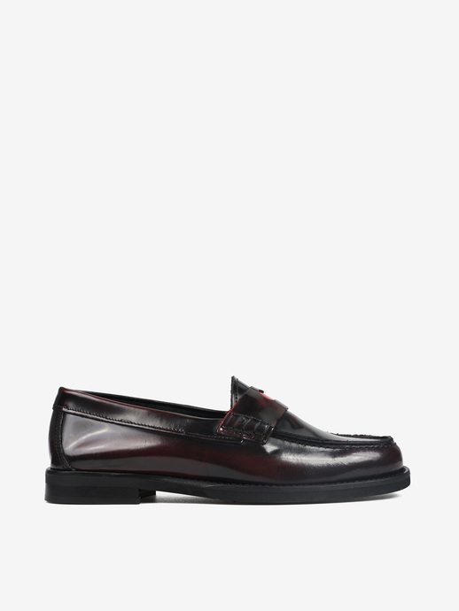 MOKASYNY HEGO'S Milano ANGY ABRASIVATO BORDO/ROSSO