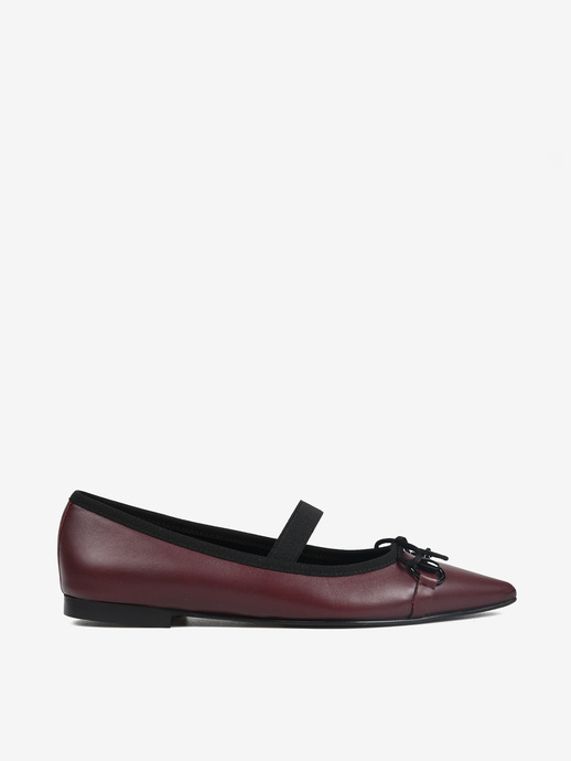 BALERINY HEGO'S Milano 2025 NAPPA BORDEAUX