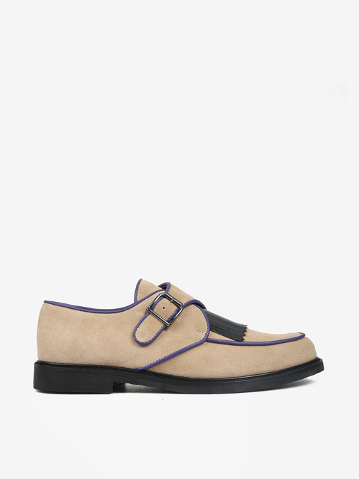 PÓŁBUTY HEGO'S Milano 1915-AB SILKY BEIGE/VIOLA