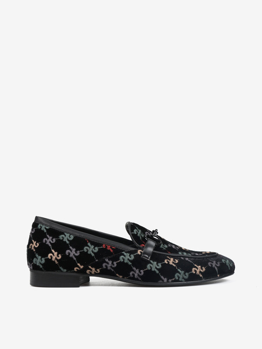 MOKASYNY HEGO'S Milano 2014 VELLUTO H NERO/MULTI