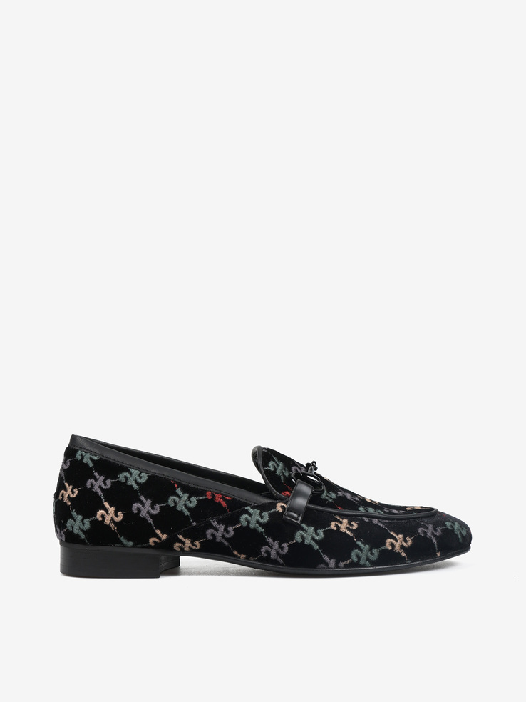 MOKASYNY HEGO'S Milano 2014 VELLUTO H NERO/MULTI