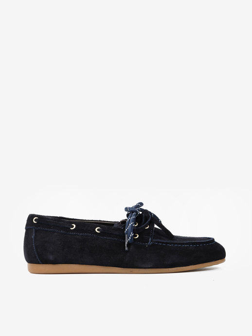 MOKASYNY HEGO'S Milano 90 CAMOSCIO NAVY
