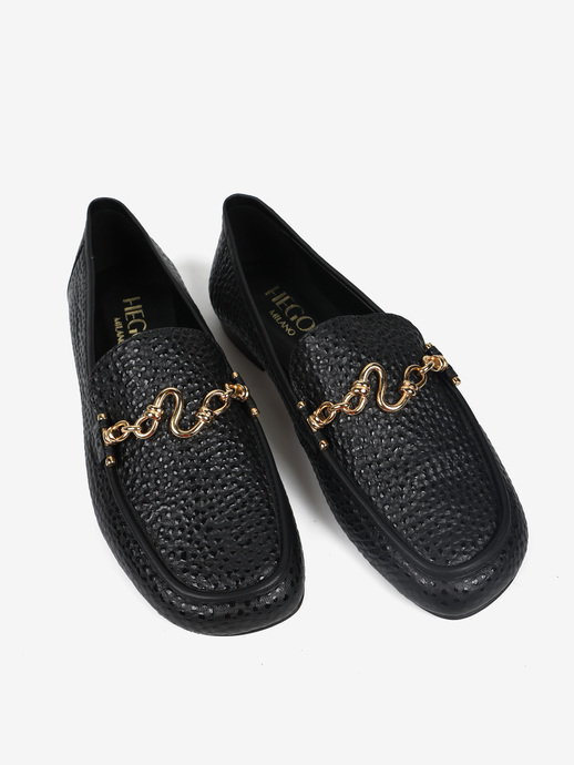 MOKASYNY HEGO'S Milano 2031 BRONX NERO
