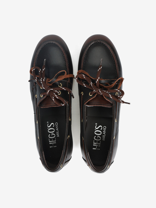 MOKASYNY HEGO'S Milano 90 ASPORT LEGNO