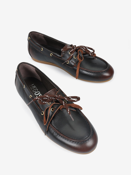 MOKASYNY HEGO'S Milano 90 ASPORT LEGNO
