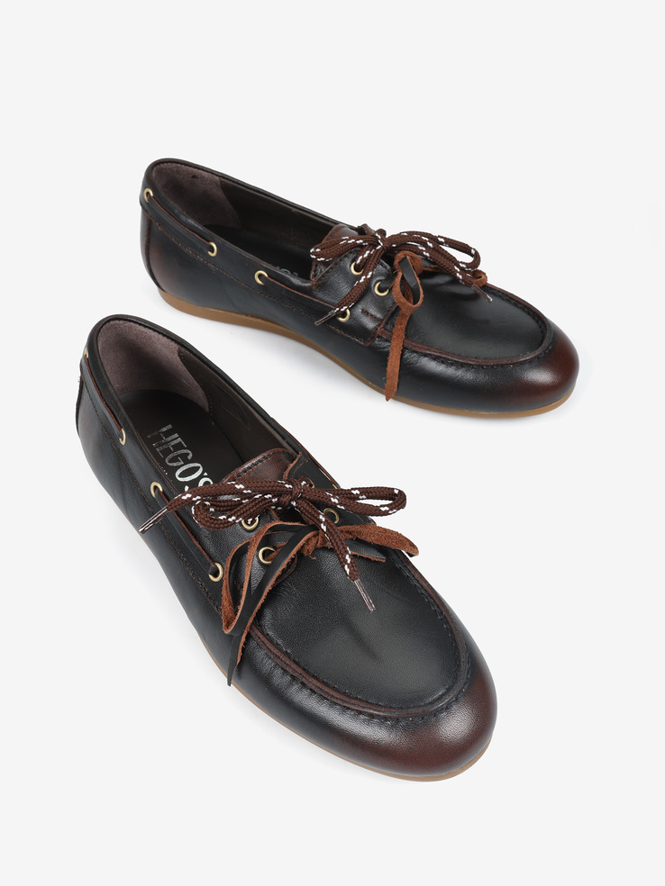 MOKASYNY HEGO'S Milano 90 ASPORT LEGNO