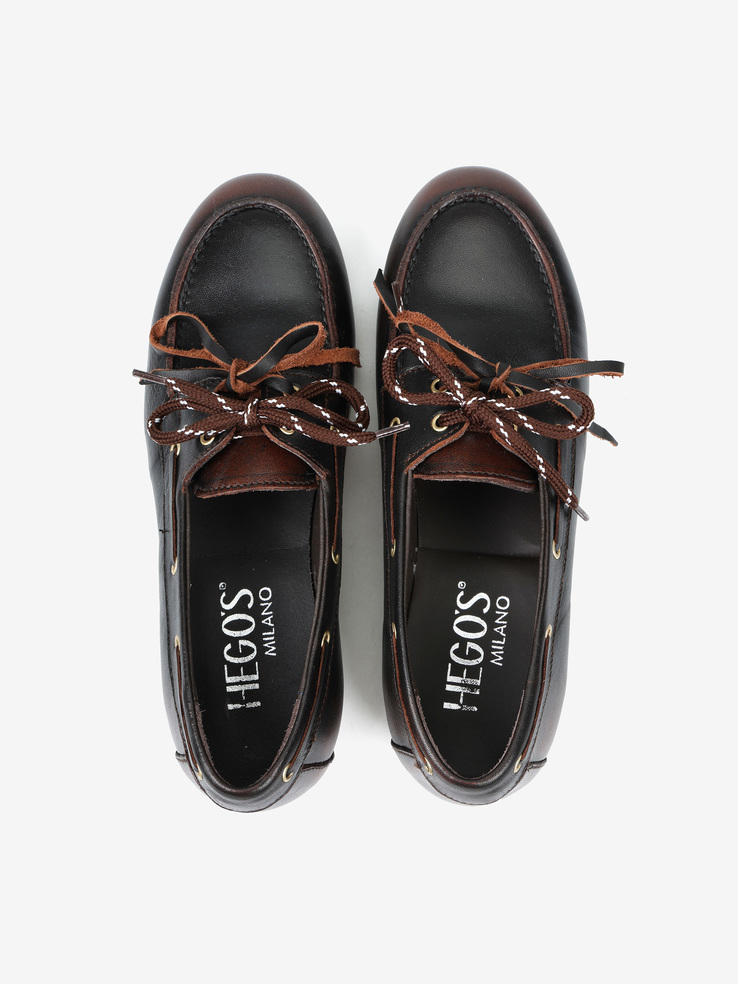 MOKASYNY HEGO'S Milano 90 ASPORT LEGNO