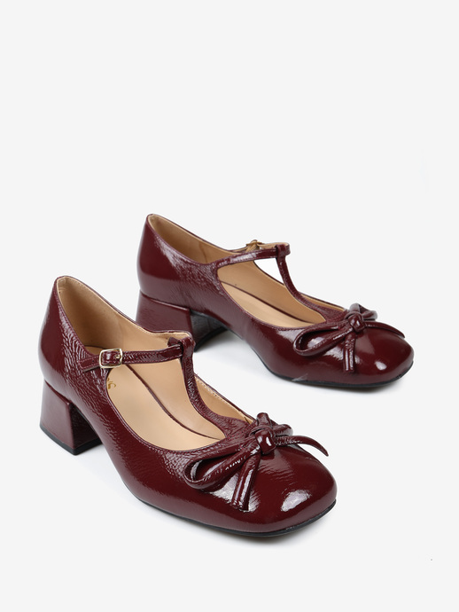 CZÓŁENKA HEGO'S Milano 2655-F4 GLOSSY MALBEC