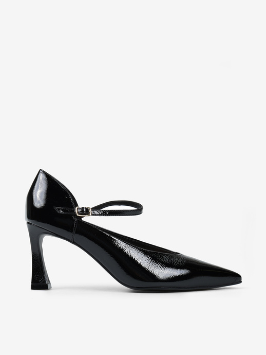 SZPILKI HEGO'S Milano 2614-A1 GLOSSY PRETO