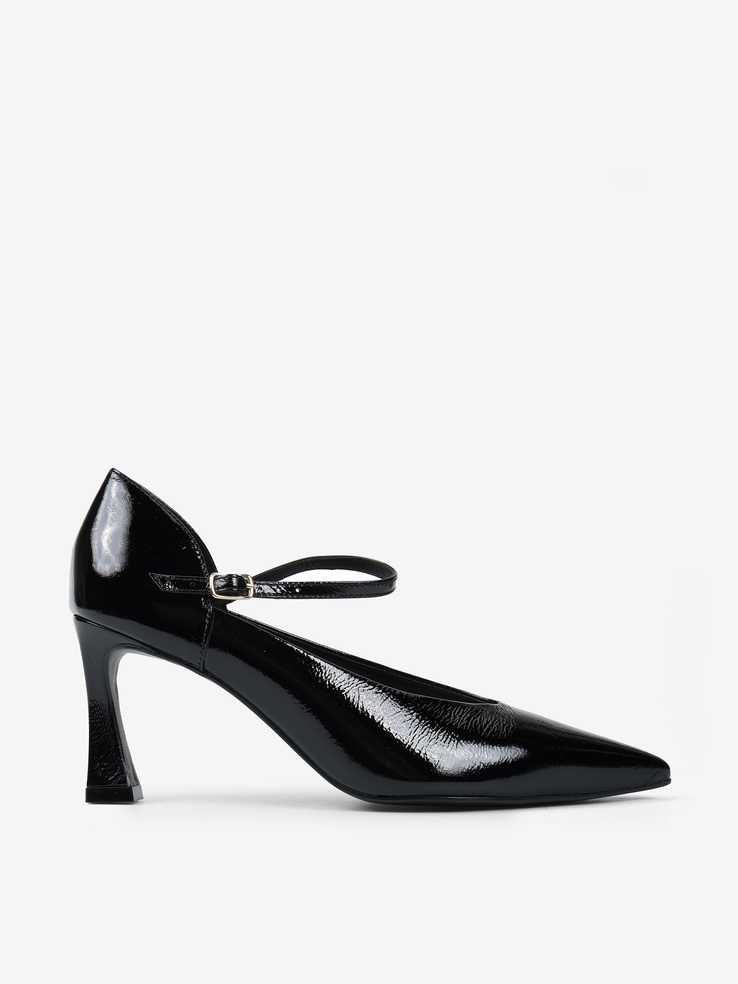 SZPILKI HEGO'S Milano 2614-A1 GLOSSY PRETO
