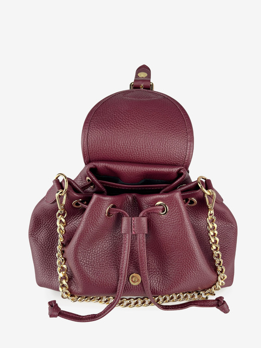 TOREBKA DAMSKA HEGO'S Milano 1149 MARTELLATO BURGUNDY