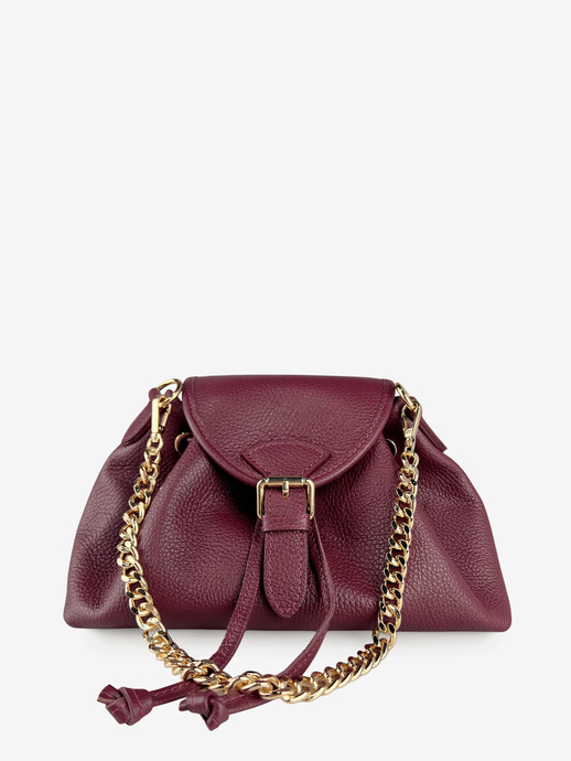 TOREBKA DAMSKA HEGO'S Milano 1149 MARTELLATO BURGUNDY